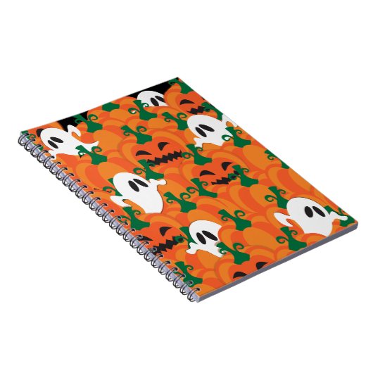 Carnet Patch Citrouille Haunted Halloween Ghosts (Côté Droit)