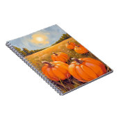 Carnet Patch de citrouilles d'Halloween automne (Côté Droit)