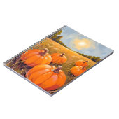 Carnet Patch de citrouilles d'Halloween automne (Côté gauche)