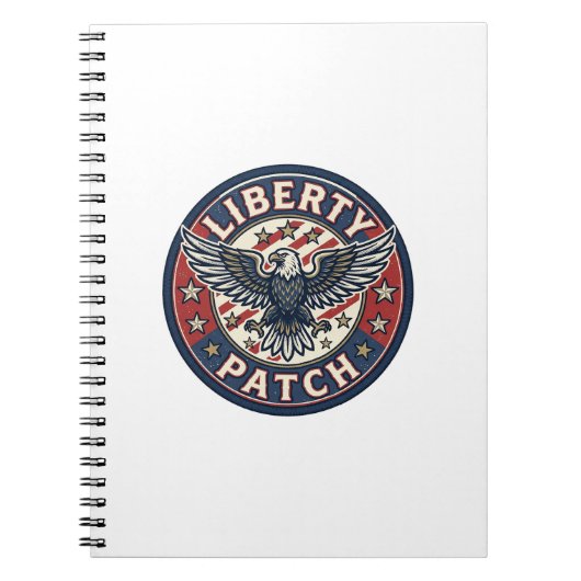 Carnet Patch de liberté patriotique Broderie (Devant)