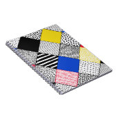 Carnet Patchwork arrière - plan : oiseaux, pois. (Côté Droit)