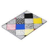 Carnet Patchwork arrière - plan : oiseaux, pois. (Côté gauche)