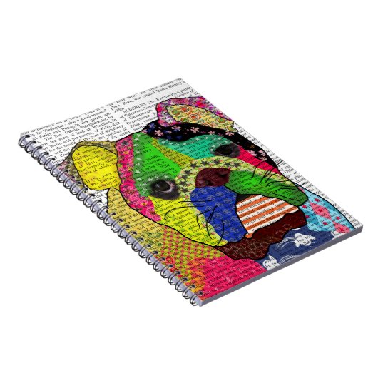 Carnet Patchwork Bulldog (Côté Droit)