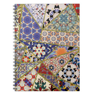 Carnet patchwork de carreaux d'origine espagnole Abstrait