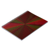 Carnet Patchwork de dégradé circulaire rouge à vert (Côté gauche)