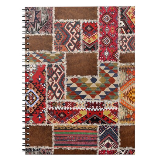 Carnet Patchwork de tapis traditionnel : Décor de tapis d (Devant)