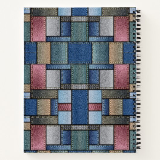 Carnet Patchwork Denim (Dos)