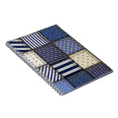 Carnet Patchwork Denim bleu (Côté Droit)