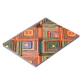 Carnet Patchwork Design avec Carrés aztèques. (Côté gauche)