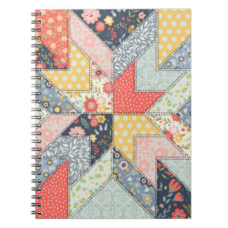 Carnet Patchwork Floral : Ornement Vintage