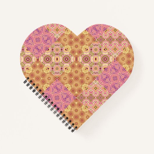 Carnet Patchwork Géométrique Rétro (Devant)