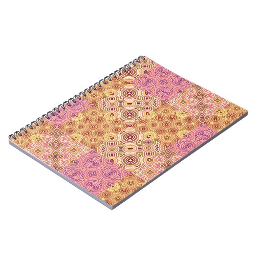 Carnet Patchwork Géométrique Rétro (Côté gauche)