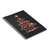 Carnet Patchwork Joyeux Noël Arbre Patchwork Quilting (Côté Droit)