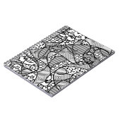 Carnet Patchwork noir et blanc 04 de motif (Côté gauche)