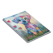 Carnet Patchwork Puppy Valentine (Côté Droit)