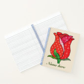 Carnet Patchworkrose, bloc-notes personalisiert (Intérieur)
