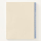 Carnet Patchworkrose, bloc-notes personalisiert (Dos)