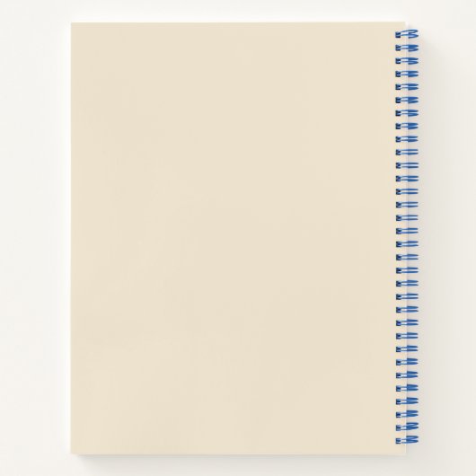 Carnet Patchworkrose, bloc-notes personalisiert (Dos)