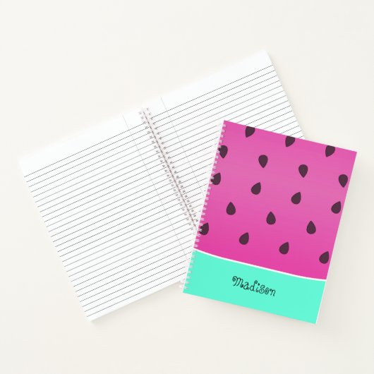 Carnet Pâte de pastèque | Ordinateur portable Spiral Pers (Intérieur)