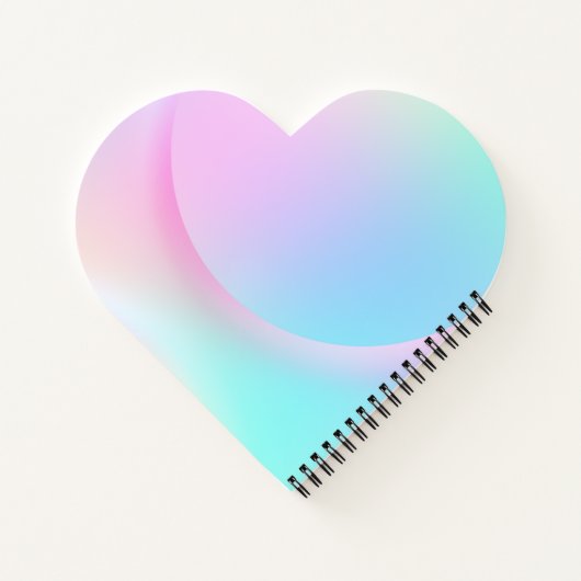 Carnet Pâte douce - Arc-en-ciel Dégradé (Dos)