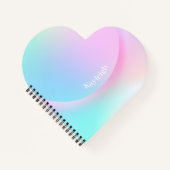 Carnet Pâte douce - Arc-en-ciel Dégradé (Devant)