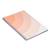 Carnet Pâte motif torse ombre orange & pêche (Côté Droit)