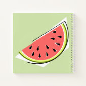 Carnet Pâte verte de pastèque (Dos)