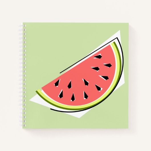 Carnet Pâte verte de pastèque (Devant)