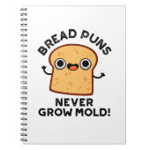 Carnet Pâtes de pain ne jamais pousser Moisissure amusant (Devant)