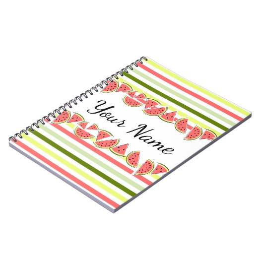 Carnet Pâtes de pastèque Nom mince (Côté gauche)