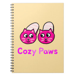 Carnet Pâtes douillettes Chats mignons pourpres