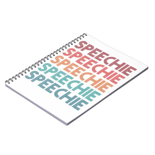 Carnet Pathologiste de la parole rétro Pathologiste SLP (Côté gauche)