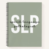 Carnet Pathologiste orthophoniste SLP (Devant)