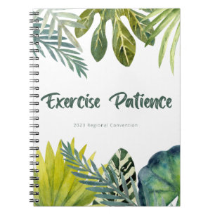 Carnet Patience de l'exercice Convention régionale de 2