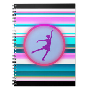 Carnet Patinage Artistique Féminin Rayures