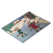 Carnet Patinage sur glace de Noël (Côté gauche)