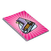Carnet Patinage sur glace rose (Côté Droit)
