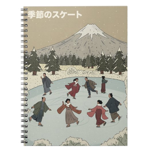 Carnet Patinage sur glace saisonnier (Devant)