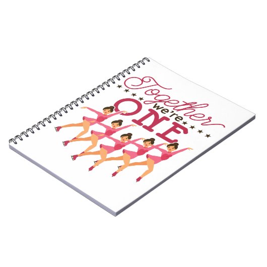 Carnet Patinage synchronisé Ensemble Nous sommes un (Côté gauche)