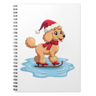 Carnet Patineur Caniche