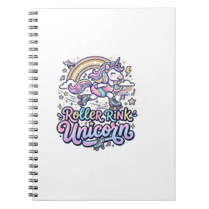 Carnet Patinoire Licorne Autocollant Vectoriel Premium Li