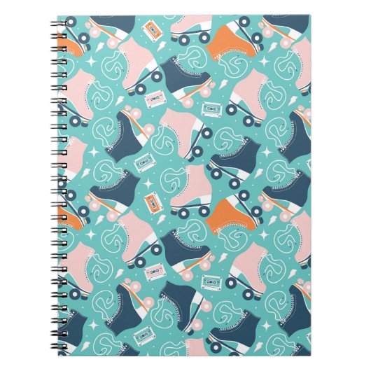 Carnet Patins à rouleaux rétro : Cassette Vintage (Devant)