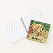 Carnet Patio Umbrella House Scenery Art Moderne Troisième (Intérieur)