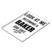 Carnet Pâtisserie Futur Chef Graduation Baker Graduation (Côté gauche)