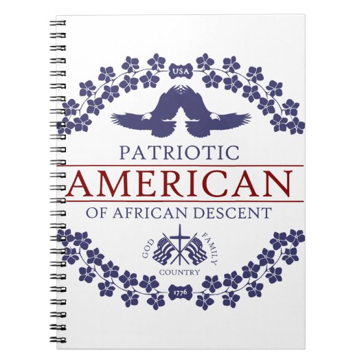 Carnet PATRIOT Afro-Américain (Devant)