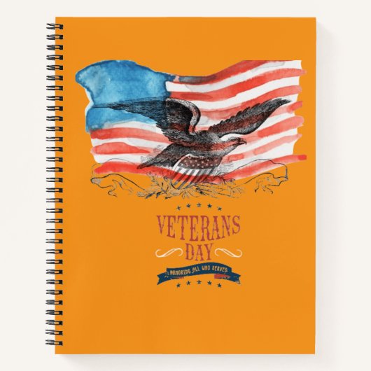 Carnet Patriotes se souviennent orange (Devant)