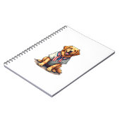 Carnet Patriotic Golden Dog Vintage Engraving Shirt 2 (Côté gauche)