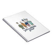 Carnet Patriotic Goose Lineup Vintage Vector Shirt_1 (Côté Droit)