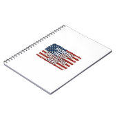 Carnet Patriotic Husband Daddy Protector Hero Flag Shirt  (Côté gauche)
