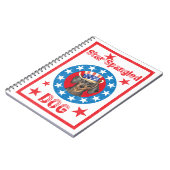 Carnet Patriotique Dachshund (Côté gauche)